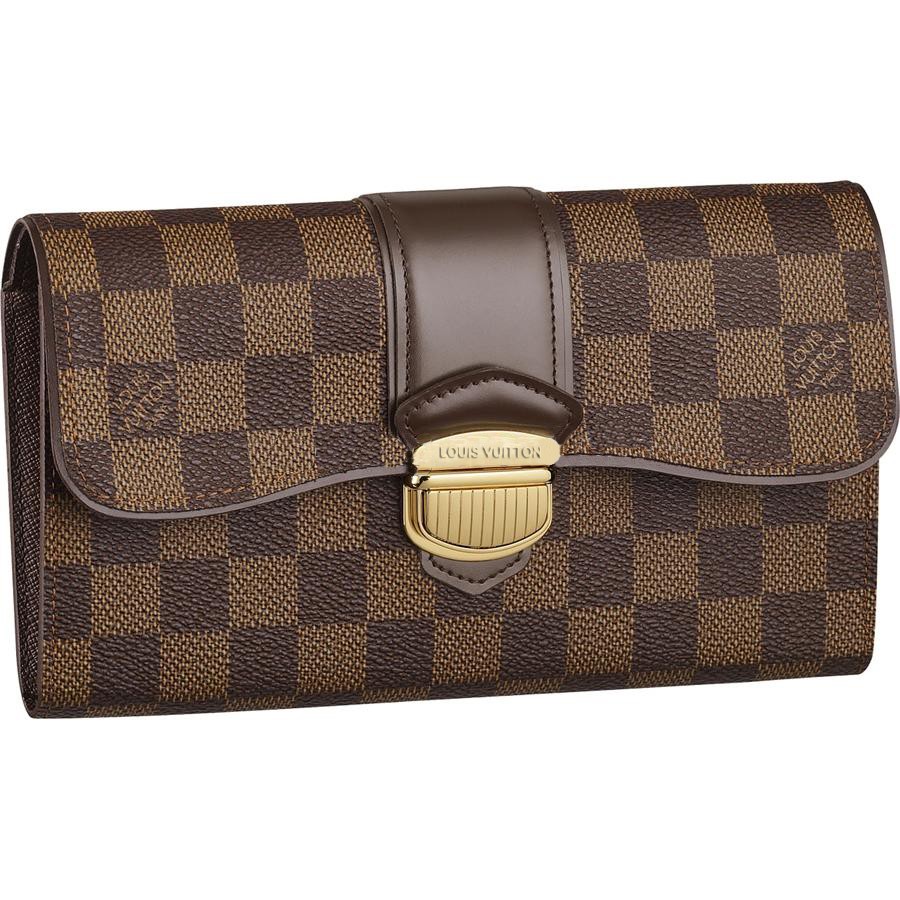 Best Replica Louis Vuitton Sistina Wallet Damier Ebene Canvas N61747